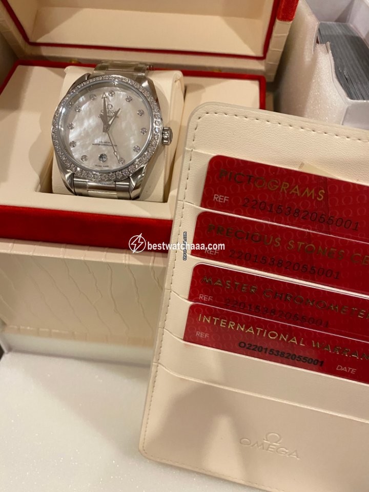 IMG_9085 Omega Seamaster Aqua Terra Womens watch Automatic Steel 220.15.38.20.55.001 Replica 2