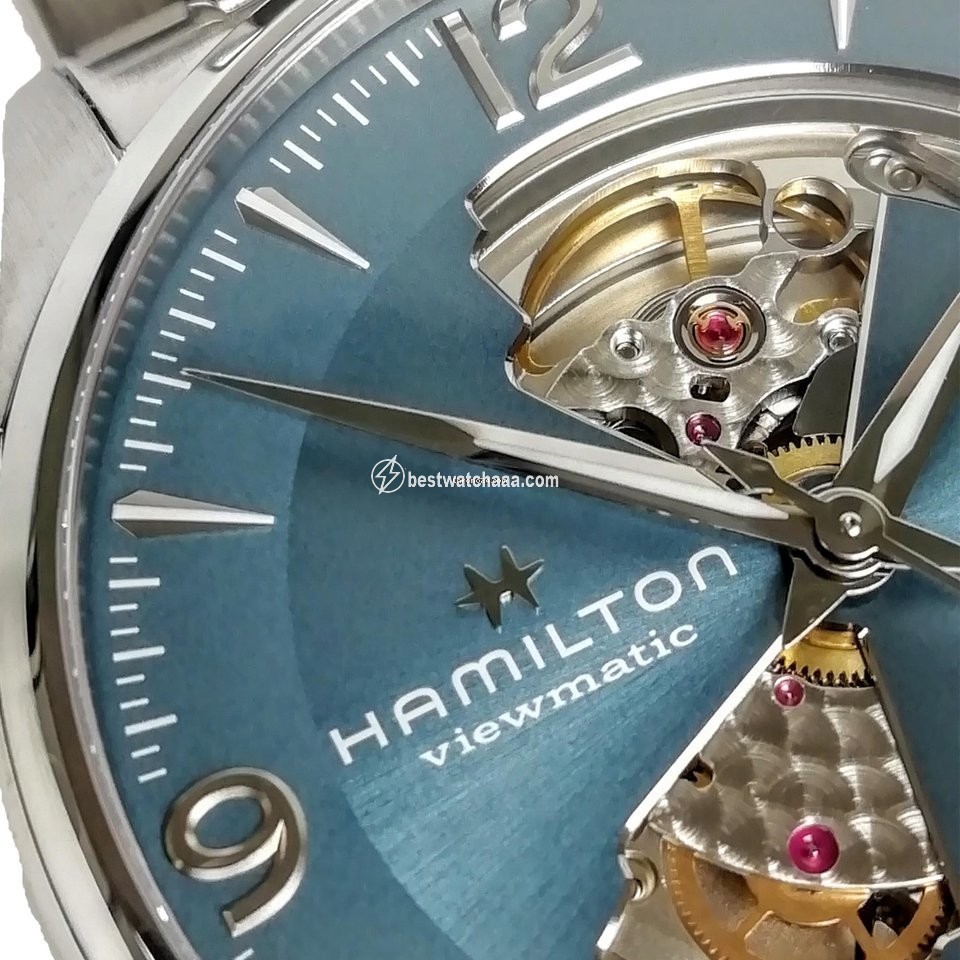 IMG_9085 Hamilton Jazzmaster Open Heart Mens watch Unisex Quartz Steel H32705142 Replica 2