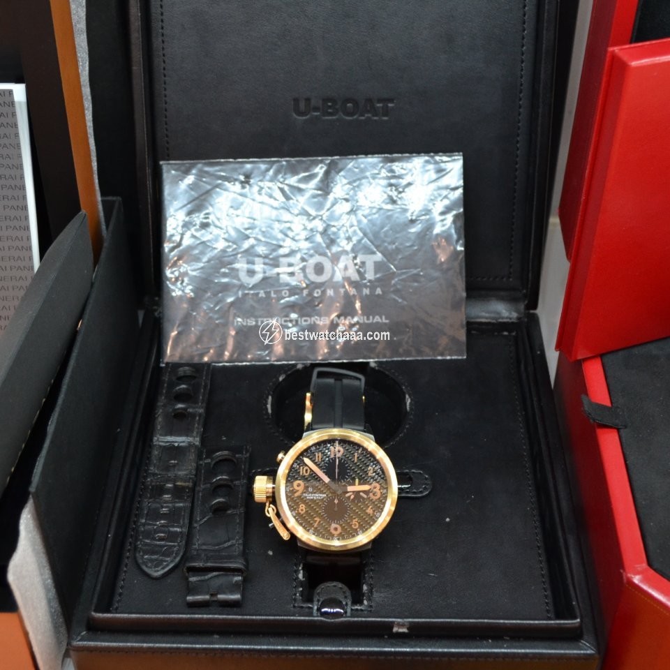 IMG_9085 U-Boat Flightdeck Mens watch Unisex Automatic Steel 1838 Replica 2