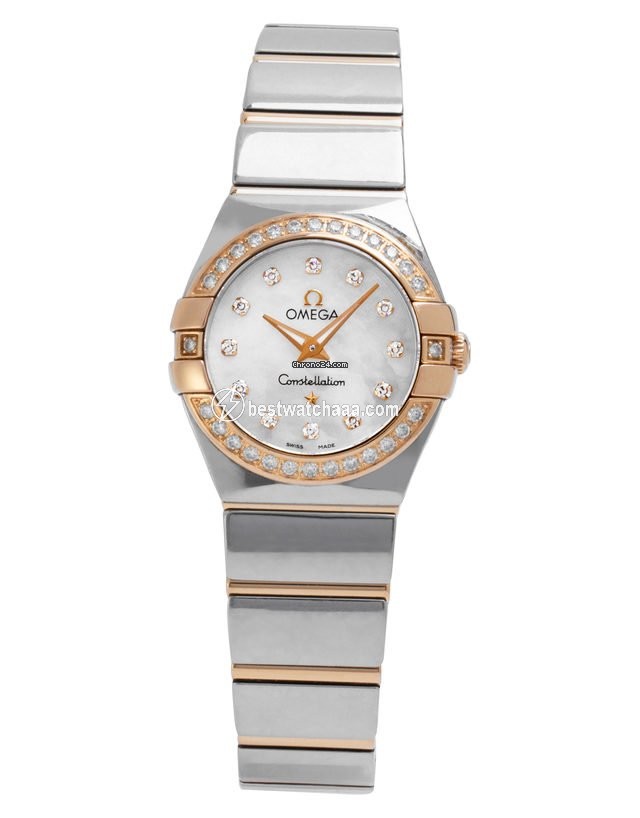 IMG_9085 Omega Constellation Quartz Mens watch Unisex Quartz Steel 123.25.24.60.55.005 Replica 2