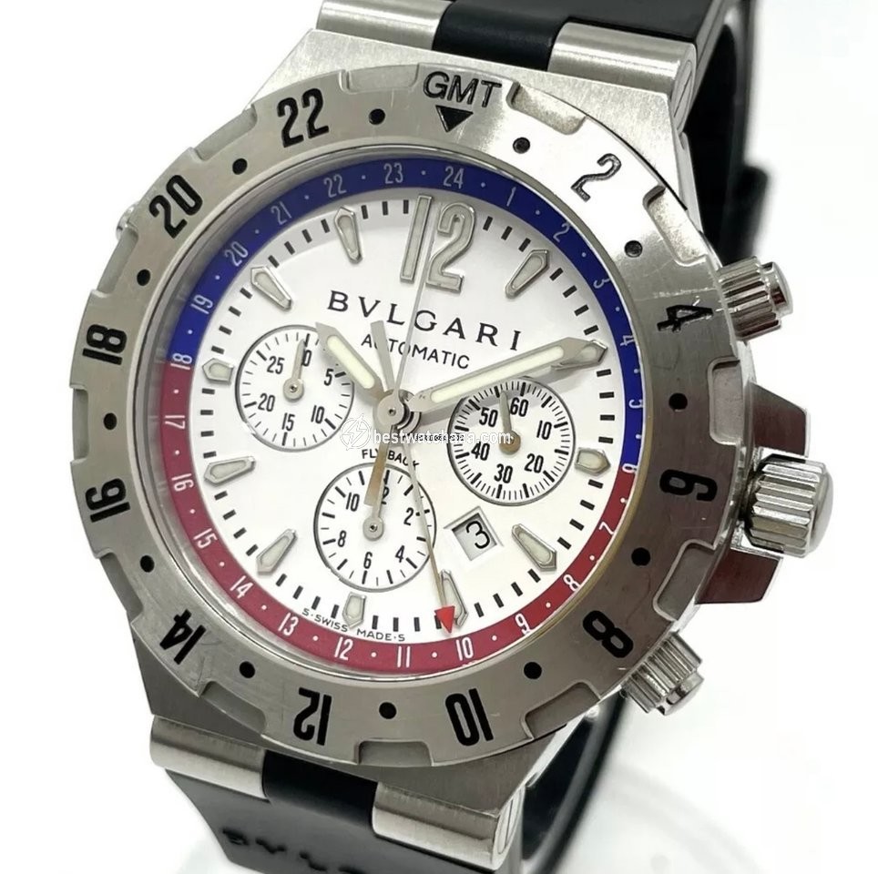 IMG_9085 Bulgari Diagono Mens watch Unisex Automatic Steel GMT40SFB Replica 2