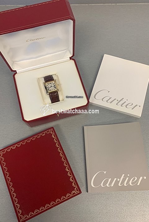 IMG_9085 Cartier Tank Francaise Mens watch Unisex Automatic Yellow gold W5000156 Replica 2