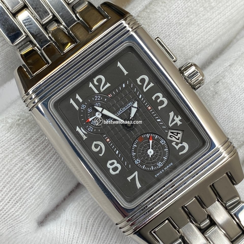 IMG_9085 Jaeger-LeCoultre Reverso Mens watch Unisex Manual winding Steel 295.8.51 Replica 2