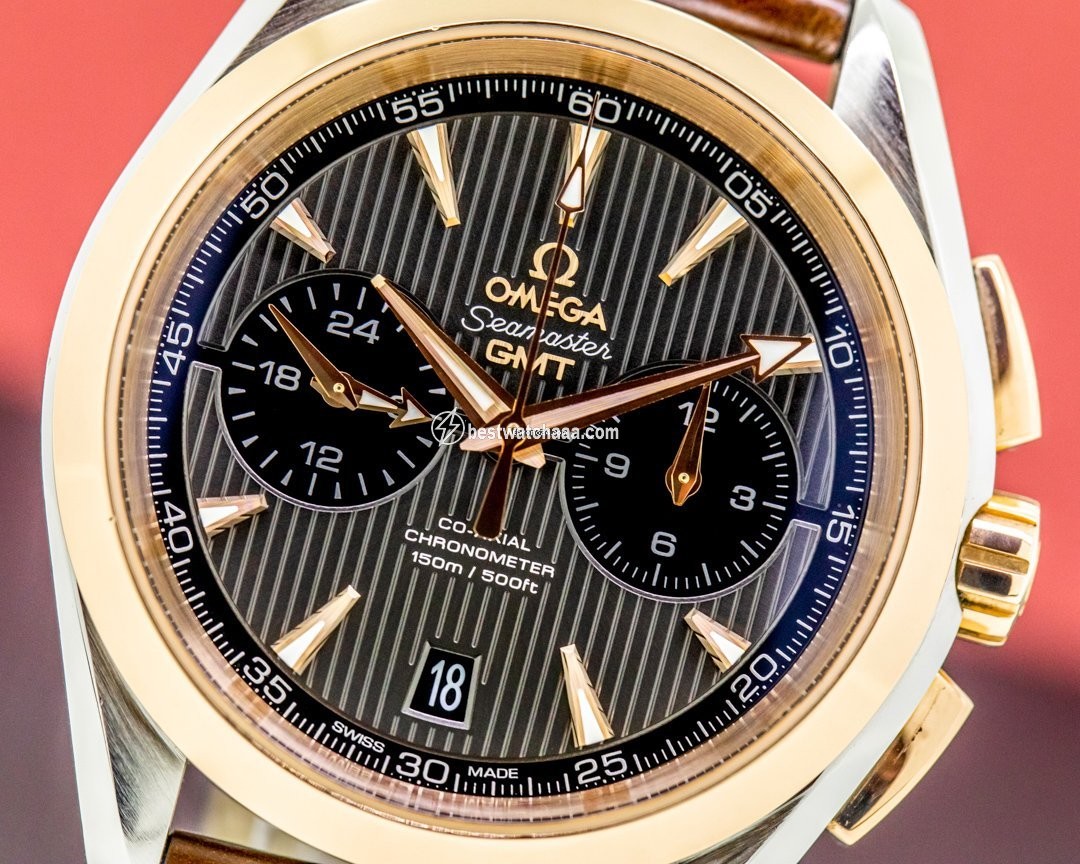 IMG_9085 Omega Seamaster Aqua Terra Mens watch Unisex Automatic Gold Steel 231.23.43.52.06.001 Replica 2