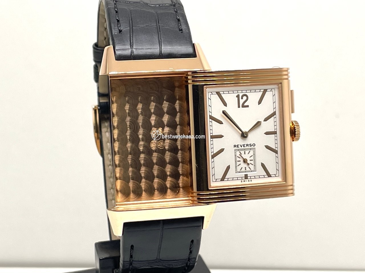IMG_9085 Jaeger-LeCoultre Grande Reverso Ultra Thin Duoface Manual winding Rose gold Q3782520 Replica 2