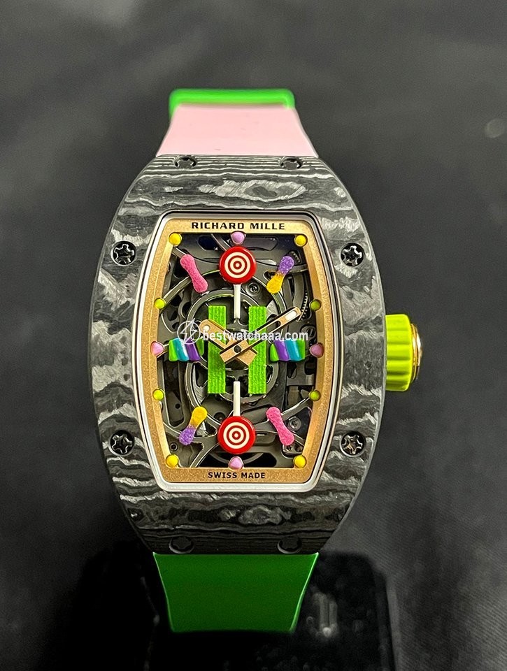 IMG_9085 Richard Mille RM 07 Mens watch Unisex Automatic Carbon RM 07-03 Replica 2