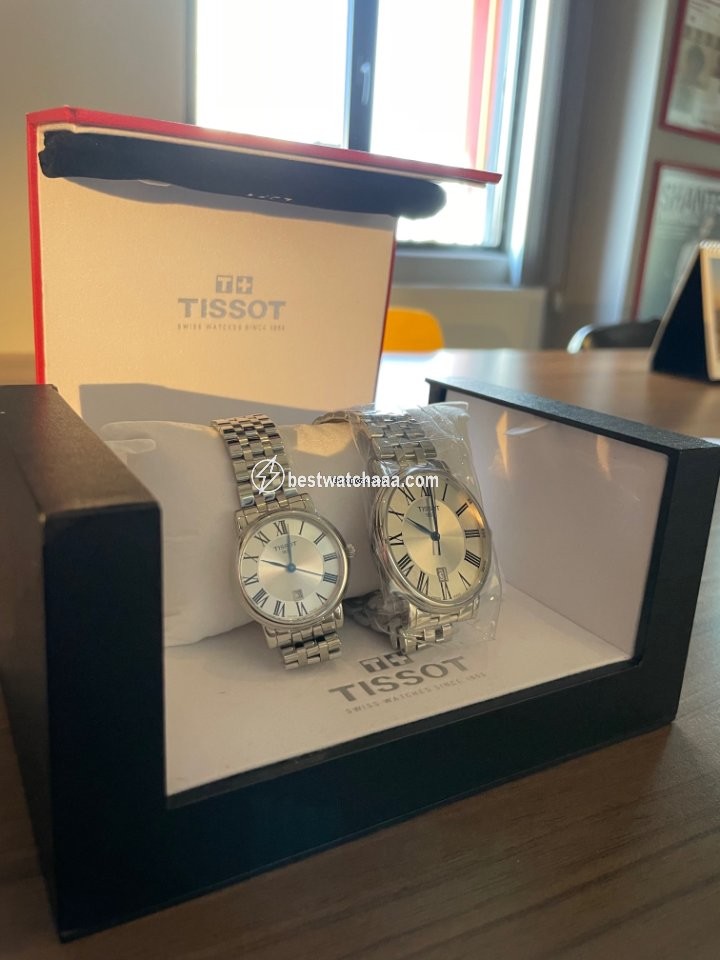 IMG_9085 Tissot Carson Mens watch Unisex Quartz Steel T1224101103300 Replica 2
