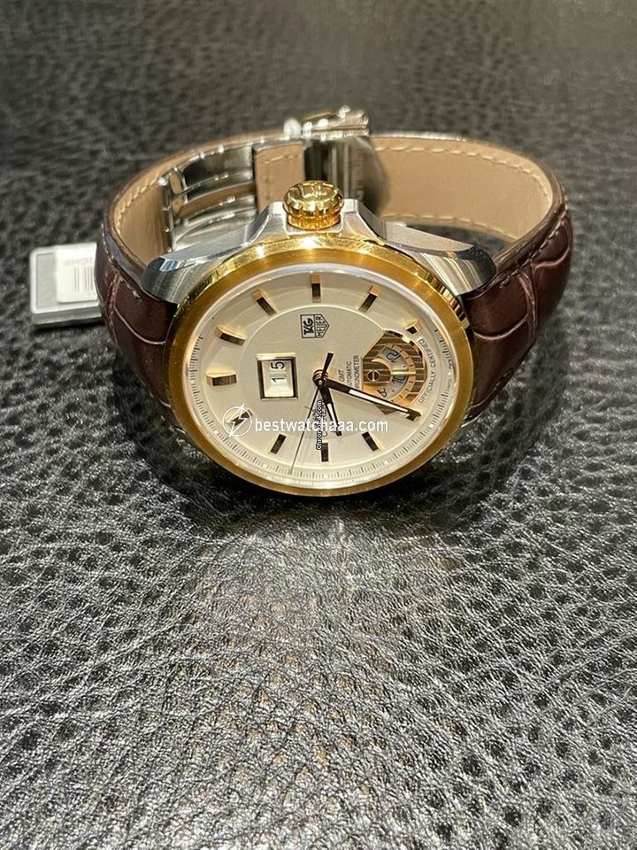 IMG_9085 TAG Heuer Grand Carrera Mens watch Unisex Automatic Gold Steel WAV5152.FC6231 Replica 2