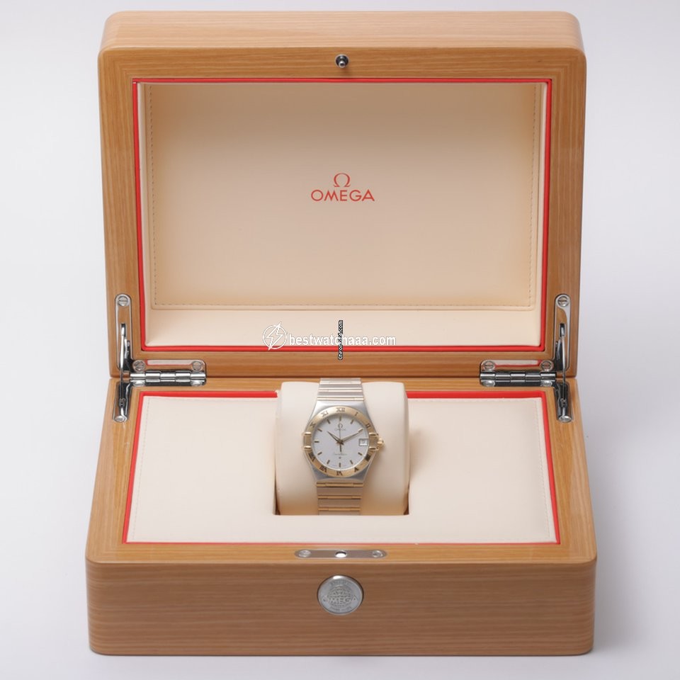 IMG_9085 Omega Constellation Mens watch Unisex Quartz Gold Steel 1212.30.00 Replica 2