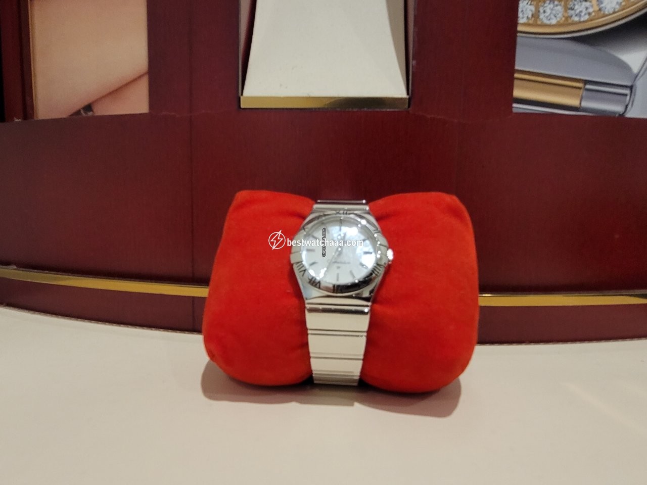 IMG_9085 Omega Constellation Quartz Womens watch Quartz Steel 123.10.27.60.05.002 Replica 2