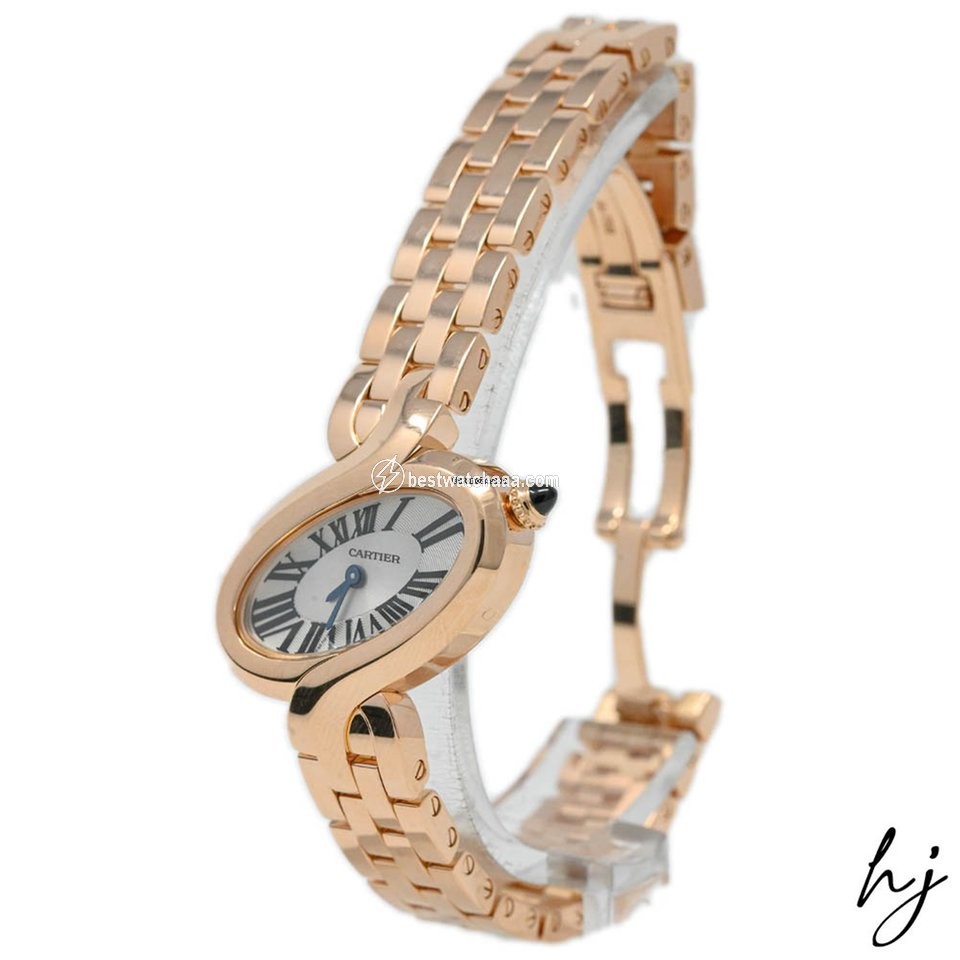 IMG_9085 Cartier Delices de Cartier Womens watch Quartz Rose gold W8100003 Replica 2