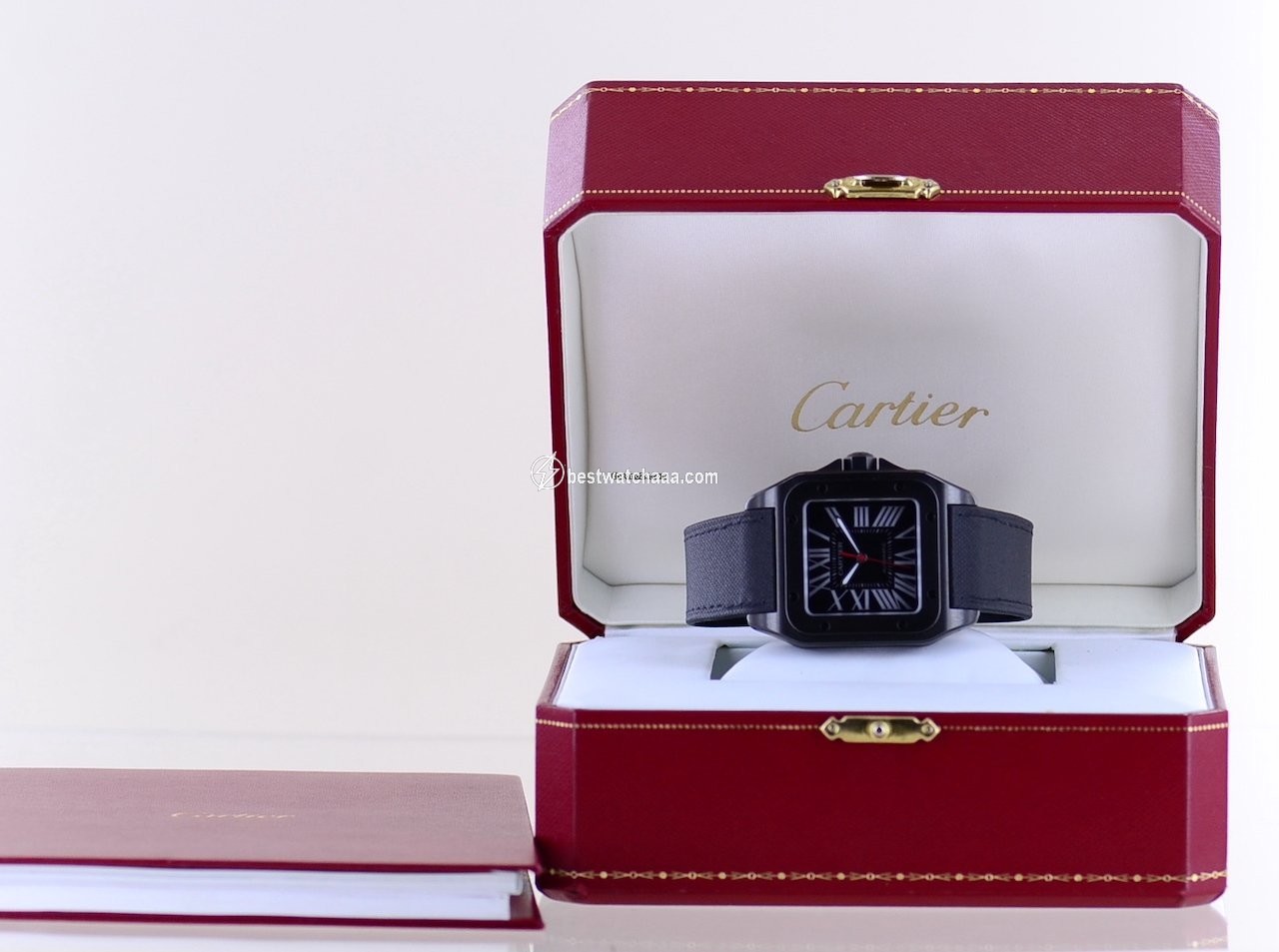 IMG_9085 Cartier Santos 100 Mens watch Unisex Automatic Steel 3774 WSSA0006 Replica 2