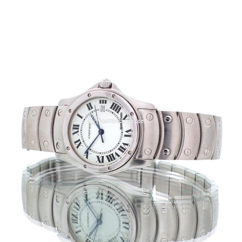 IMG_9085 Cartier Santos Quartz Steel 1561 1 Replica 2