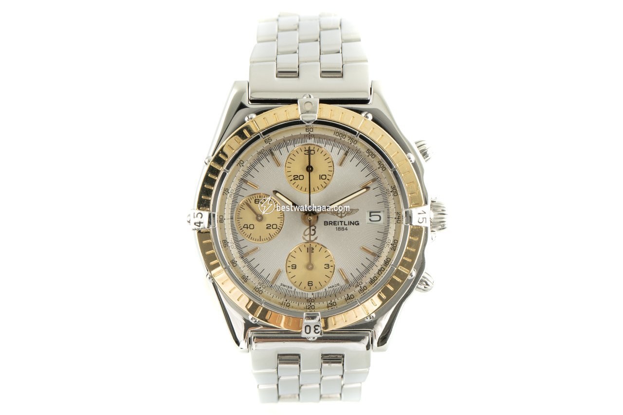 IMG_9085 Breitling Chronomat Mens watch Unisex Automatic Gold Steel D13048 Replica 2