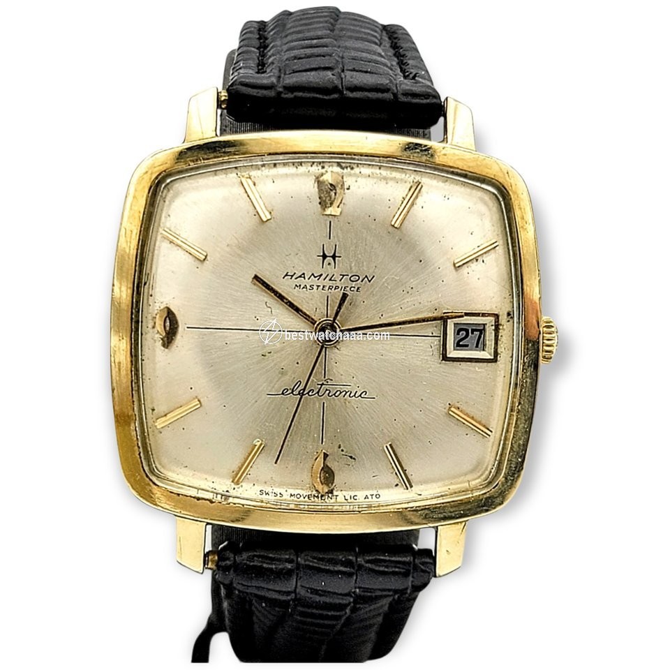 IMG_9085 Hamilton Mens watch Unisex Quartz Gold Steel Lic ATO 9154 ESA Replica 2