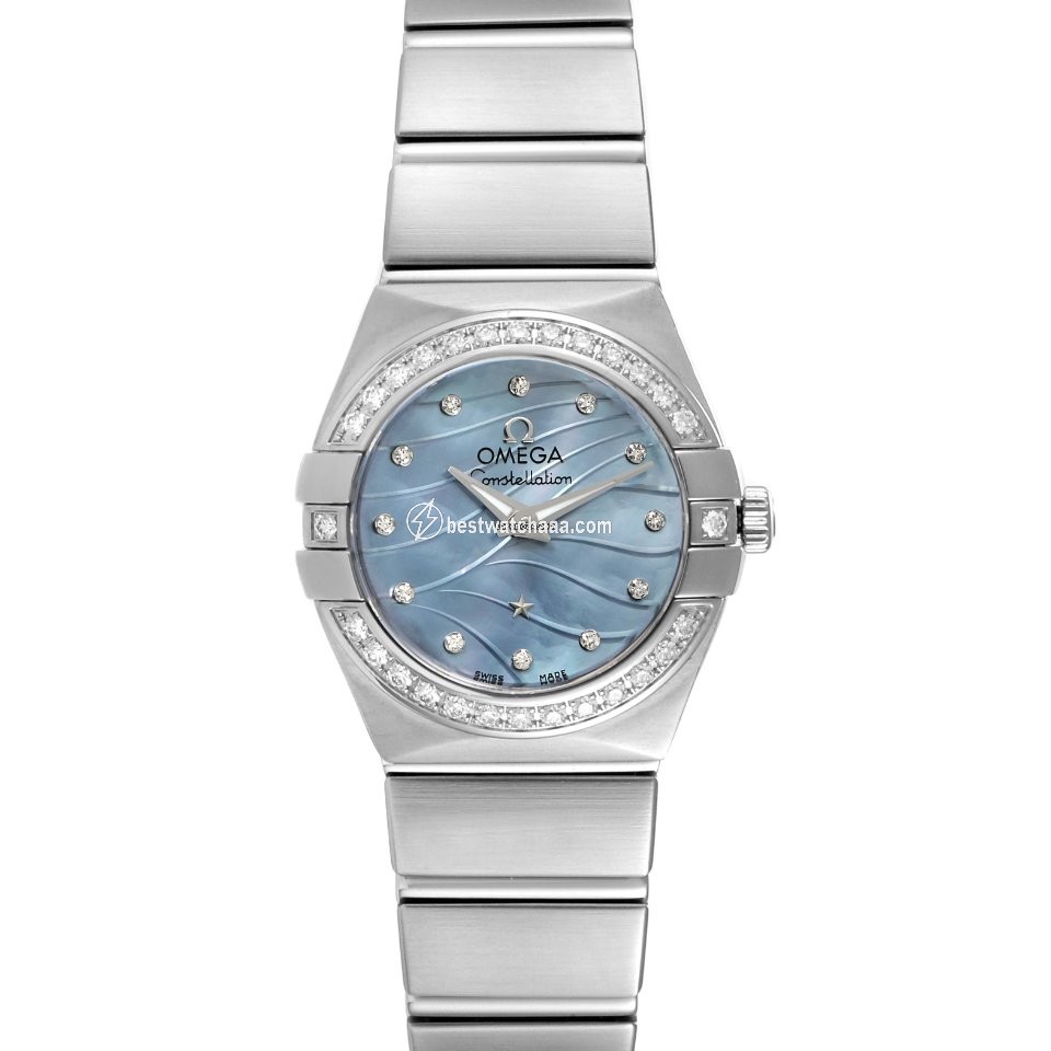 IMG_9085 Omega Constellation Quartz Womens watch Quartz Steel 123.15.24.60.57.001 Replica 2