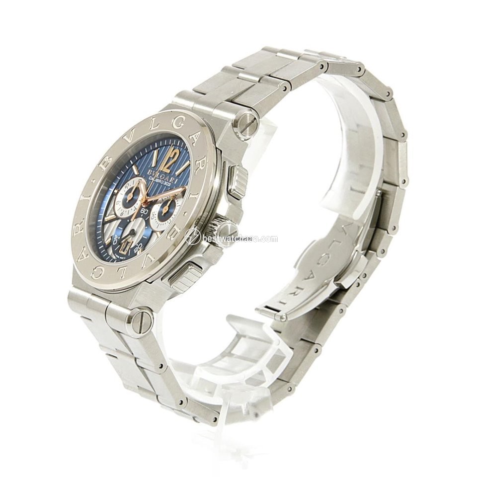 IMG_9085 Bulgari Diagono Mens watch Unisex Automatic DG42SWGCH DG42C3SWGLDCH Replica 2