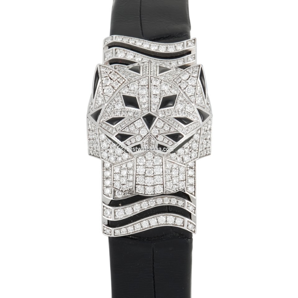 IMG_9085 Cartier Panthere Mens watch Unisex Quartz White gold 3058 Replica 2