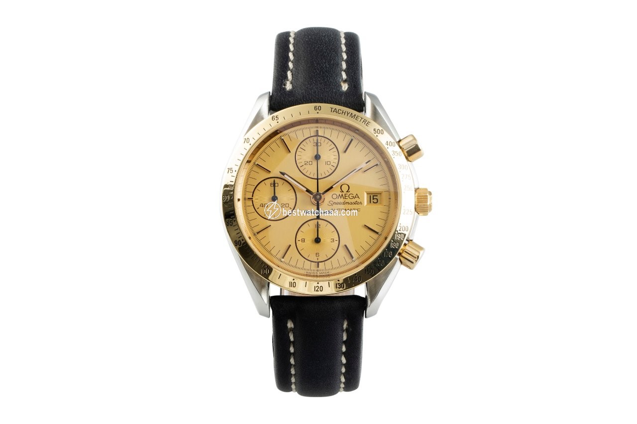 IMG_9085 Omega Speedmaster Date Mens watch Unisex Automatic Gold Steel 3311.10.00 Replica 2