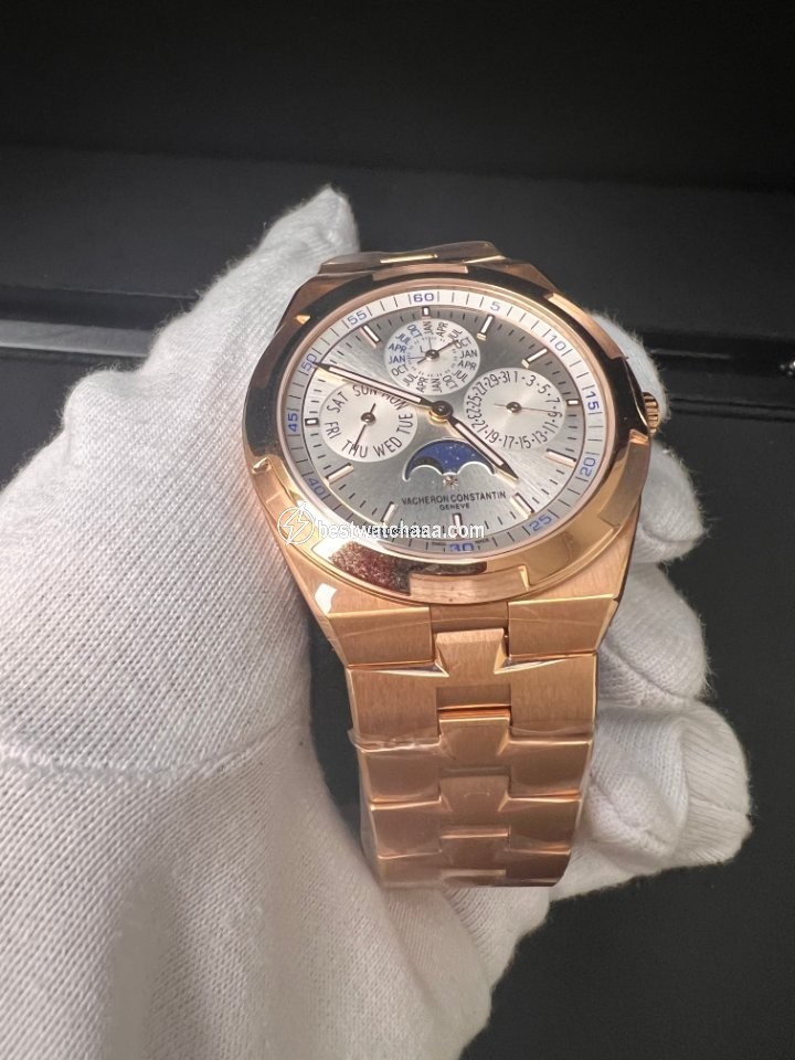 IMG_9085 Vacheron Constantin Overseas Mens watch Unisex Automatic Rose gold 4300V 120R-B064 Replica 2