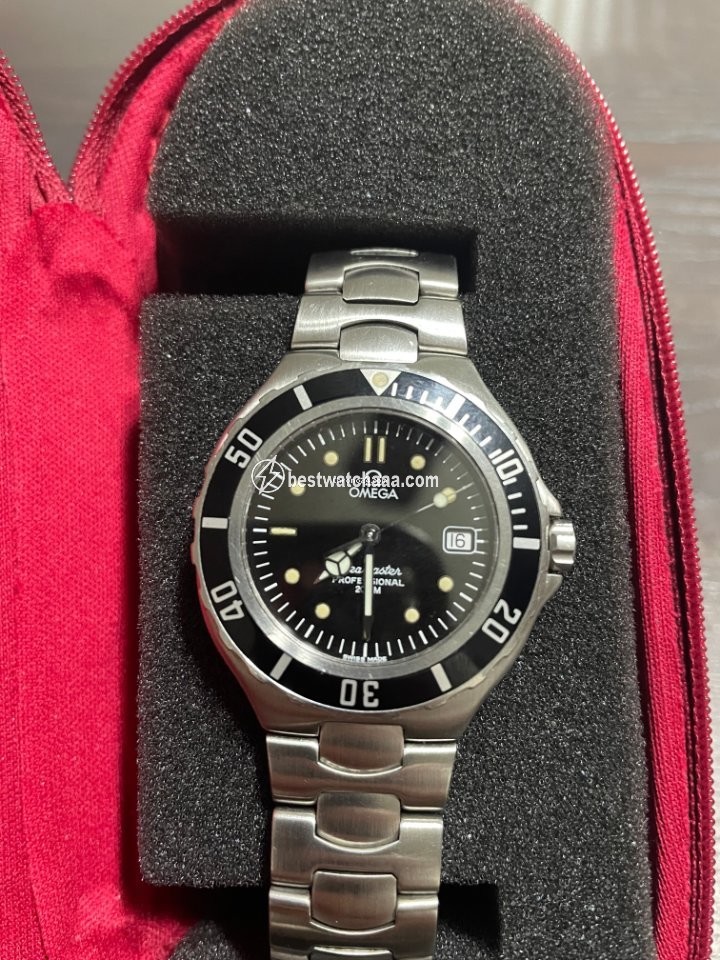 IMG_9085 Omega Seamaster Mens watch Unisex Quartz Steel 396.1052 Replica 2