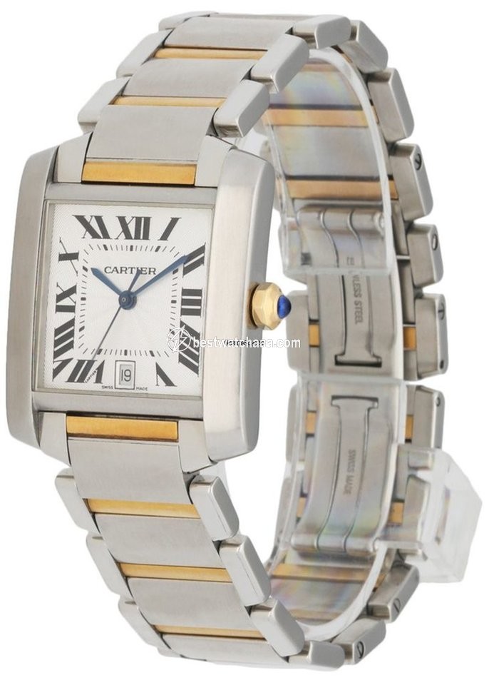 IMG_9085 Cartier Tank Francaise Mens watch Unisex Automatic Steel 2302 Replica 2