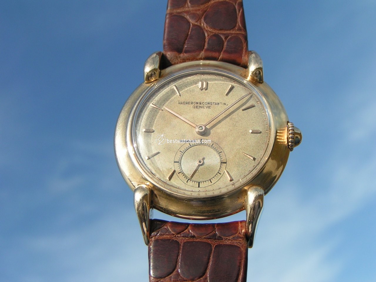 IMG_9085 Vacheron Constantin Mens watch Unisex Manual winding Yellow gold V453 Replica 2