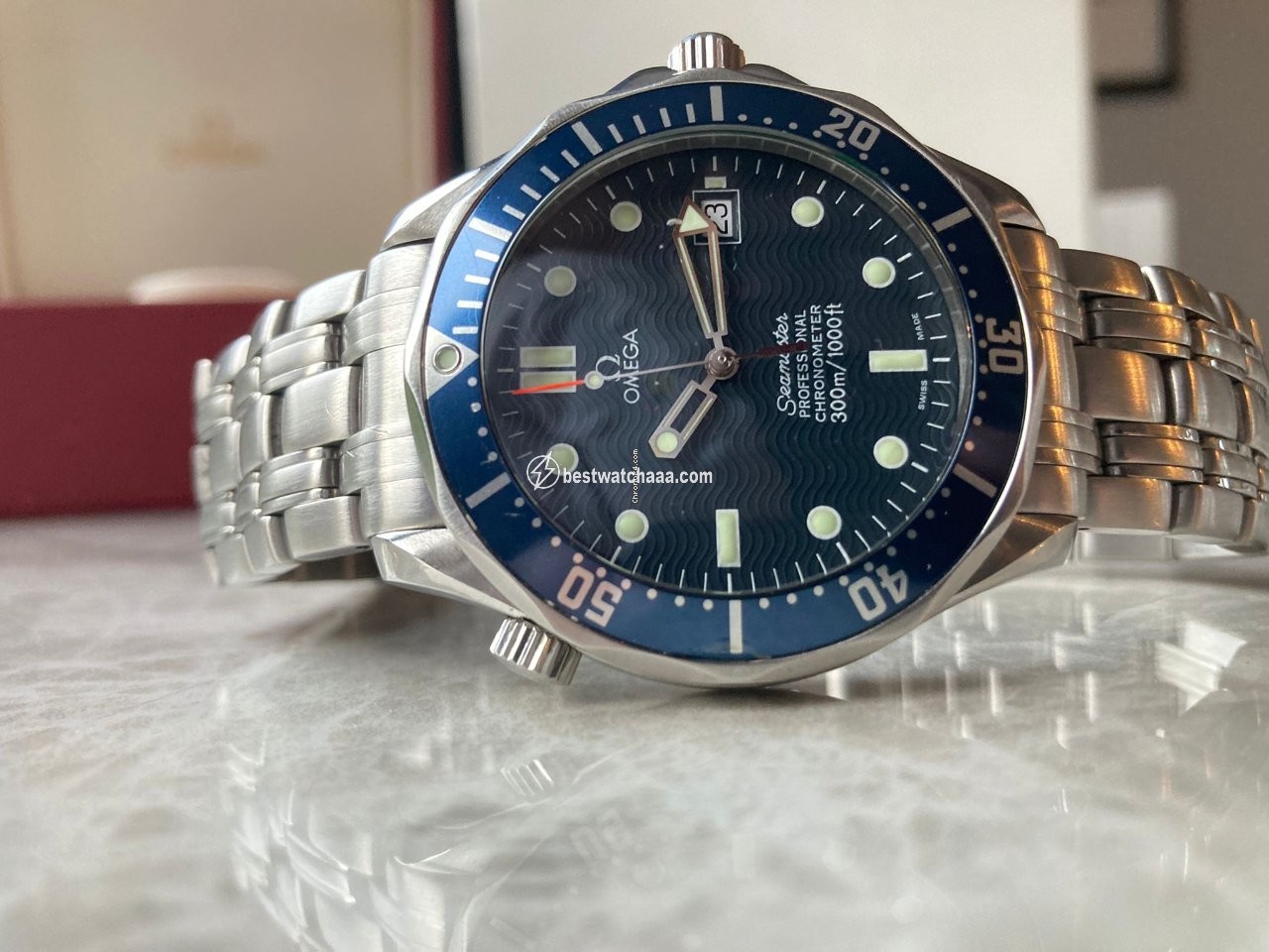 IMG_9085 Omega Seamaster Diver 300 M Mens watch Unisex Automatic Steel 25318000 Replica 2