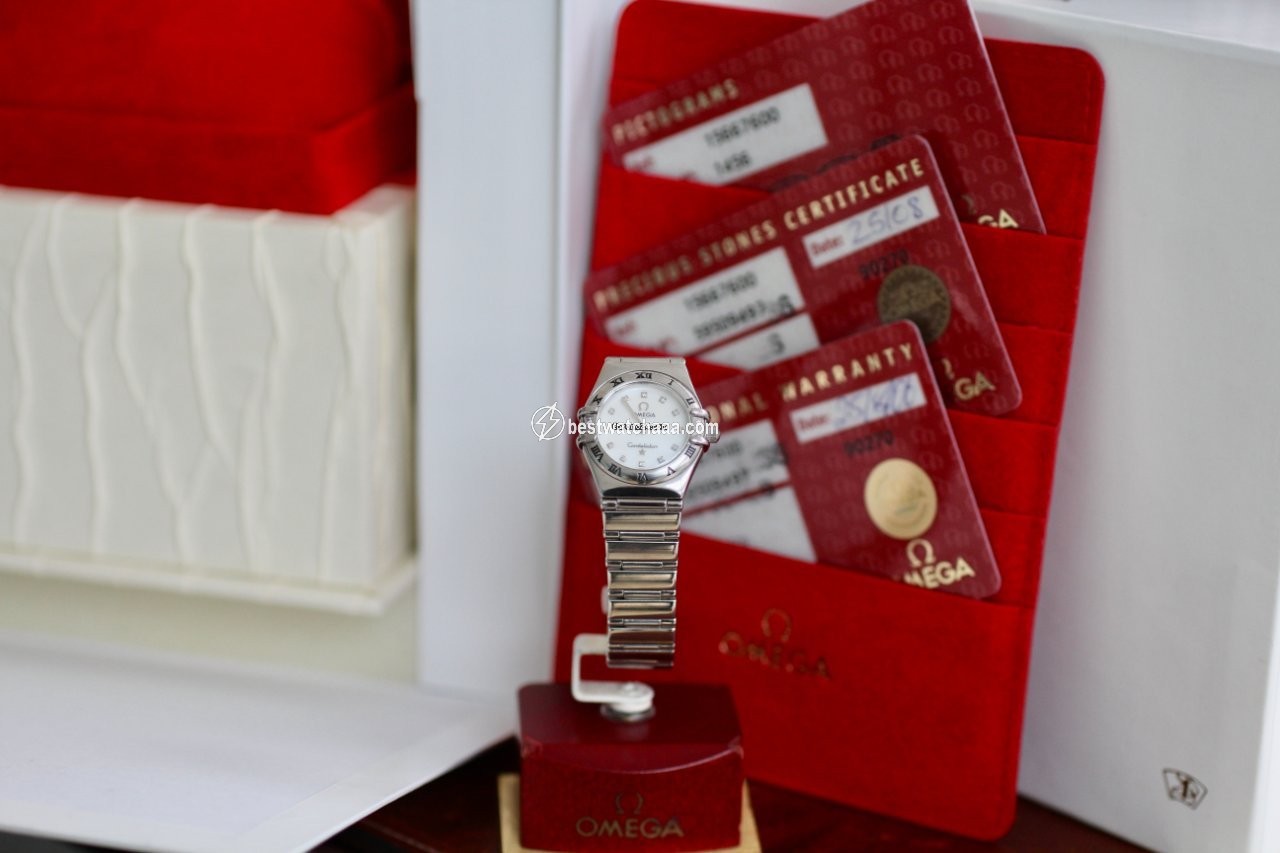 IMG_9085 Omega Constellation Womens watch Quartz Steel 1566.76.00 Replica 2
