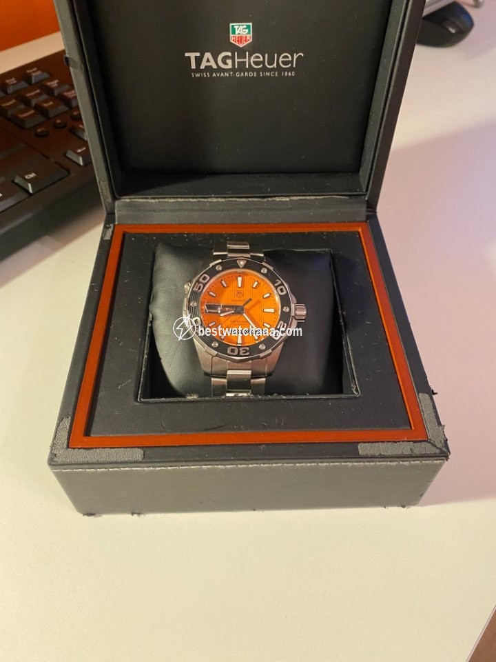 IMG_9085 TAG Heuer Aquaracer 500M Mens watch Unisex Quartz Steel WAJ 1113 Replica 2