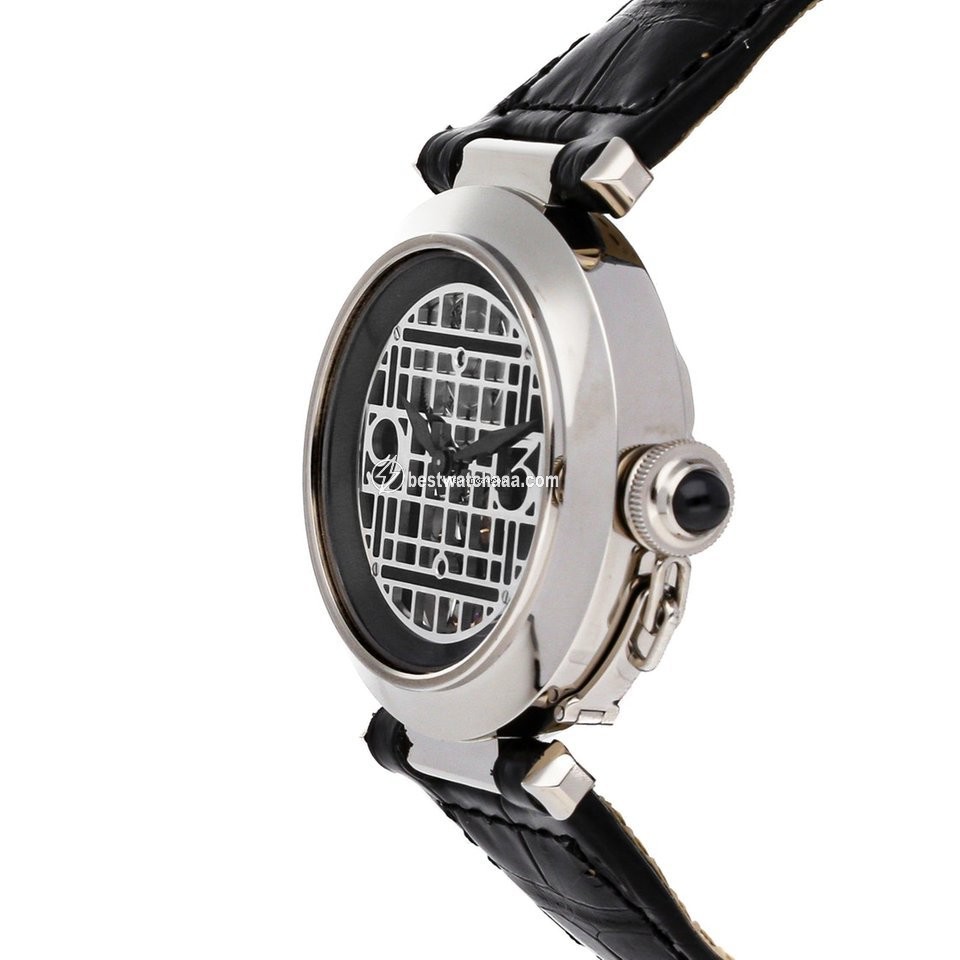 IMG_9085 Cartier Pasha Mens watch Unisex Automatic White gold W3017751 Replica 2
