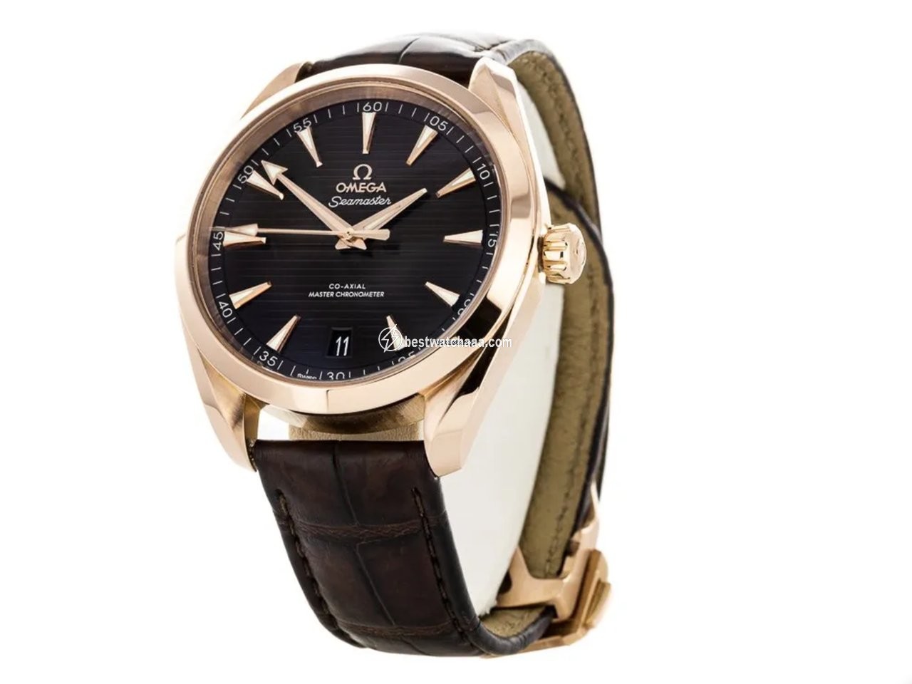 IMG_9085 Omega Seamaster Aqua Terra Mens watch Unisex Automatic Rose gold 220.53.41.21.13.001 Replica 2