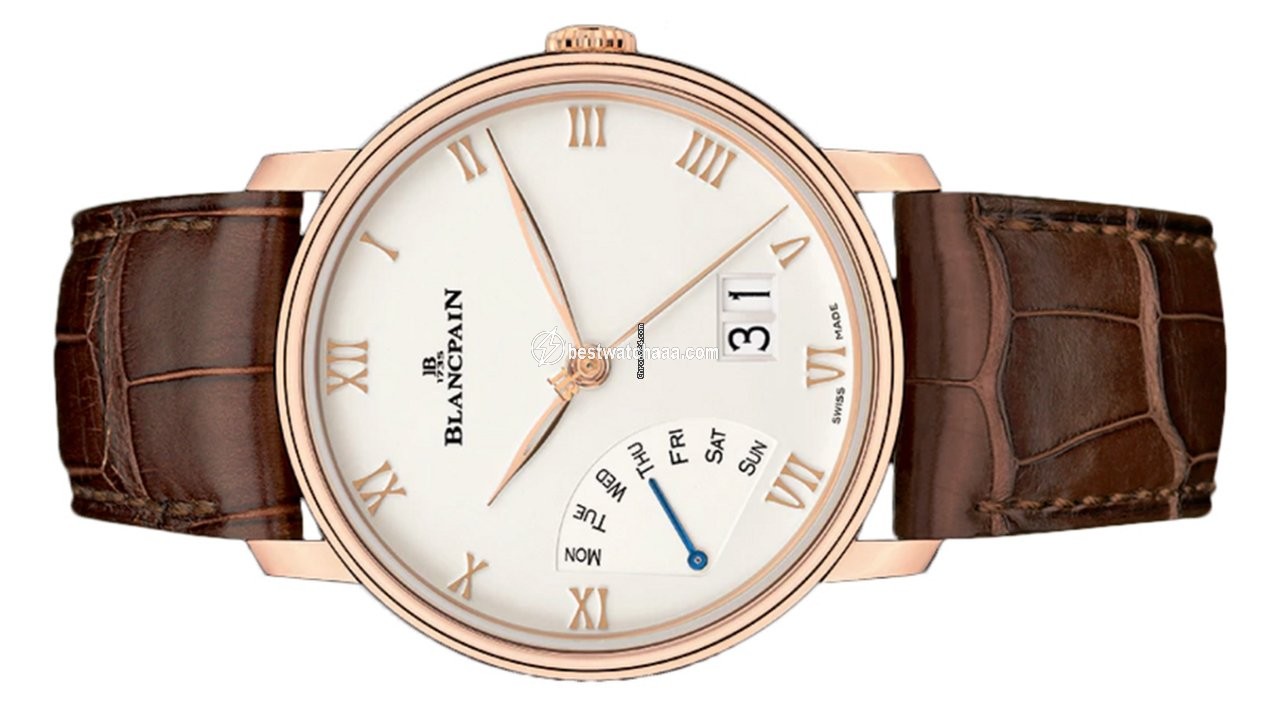 IMG_9085 Blancpain Villeret Mens watch Unisex Automatic Red gold 6668-3642-55B Replica 2