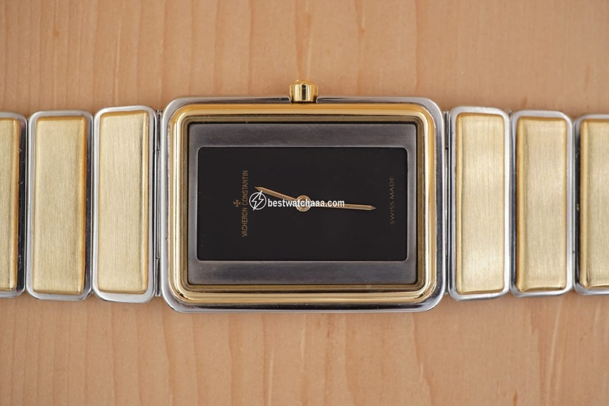 IMG_9085 Vacheron Constantin Harmony Mens watch Unisex Quartz Gold Steel 61201 Replica 2