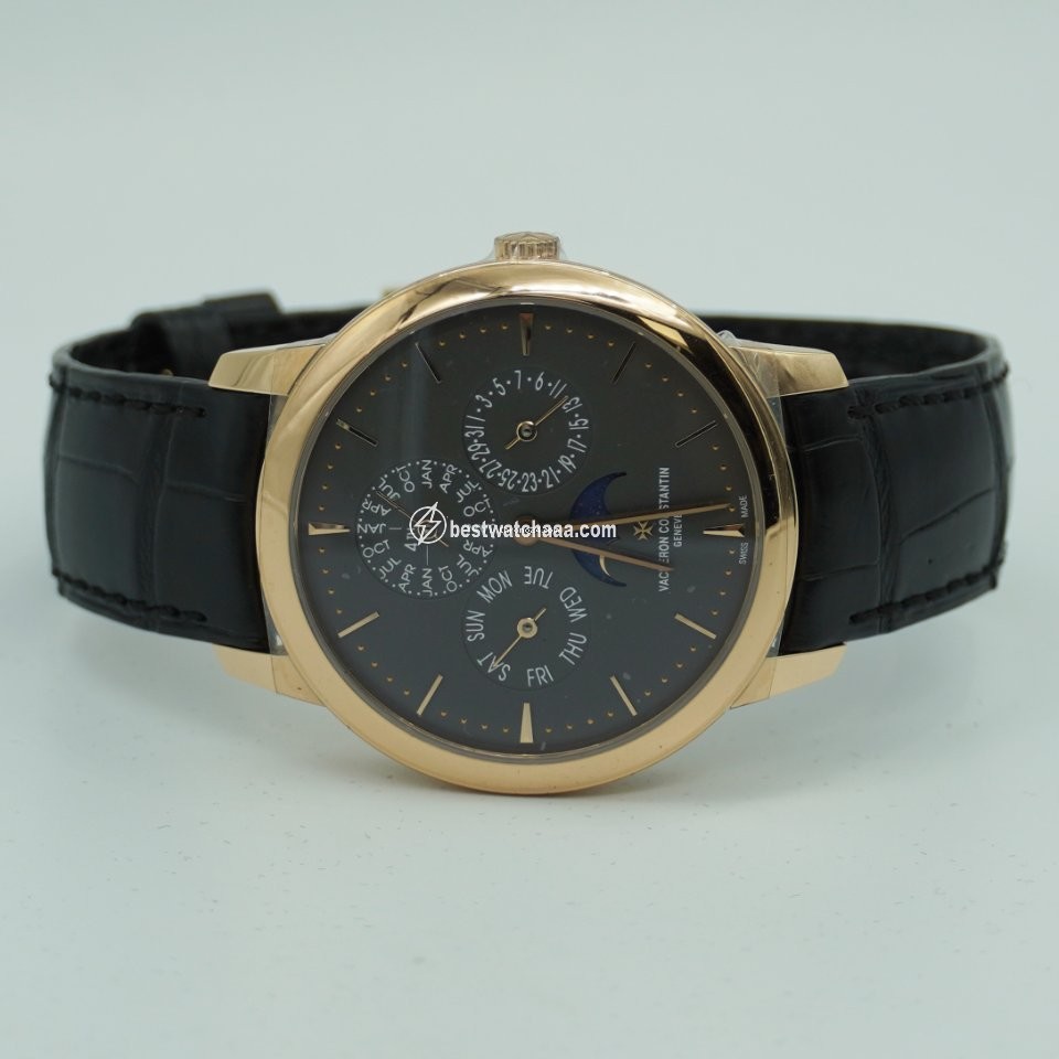 IMG_9085 Vacheron Constantin Patrimony Mens watch Unisex Automatic Rose gold 43175 000R-B343 Replica 2
