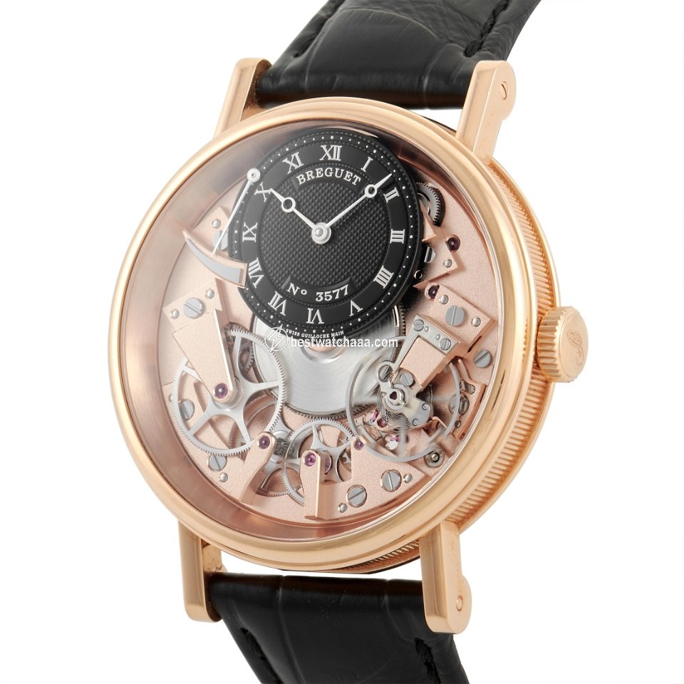 IMG_9085 Breguet Tradition Mens watch Unisex Manual winding Rose gold 7057BR R9 9W6 Replica 2