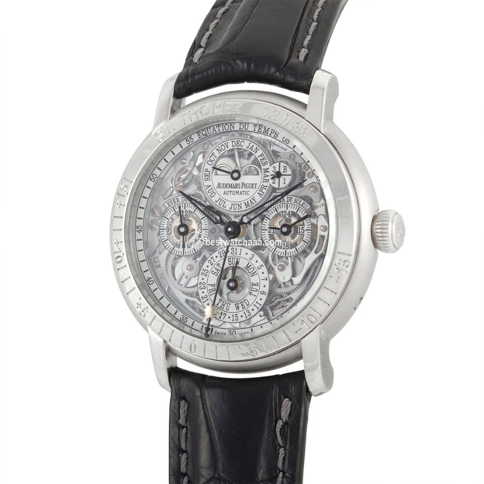 IMG_9085 Audemars Piguet Jules Audemars Mens watch Unisex Automatic Platinum 25963PT.OO.D002CR.0100 Replica 2