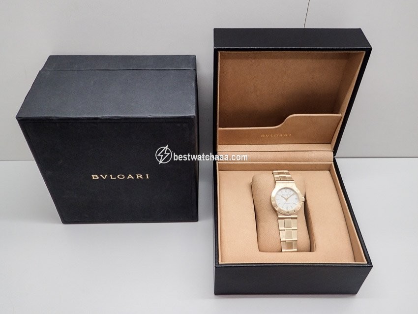 IMG_9085 Bulgari Diagono Womens watch Automatic Yellow gold LCV 29 G Replica 2