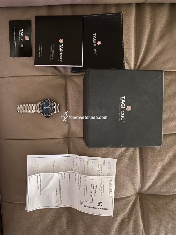 IMG_9085 TAG Heuer Mens watch Unisex Quartz Steel CAC111D Replica 2