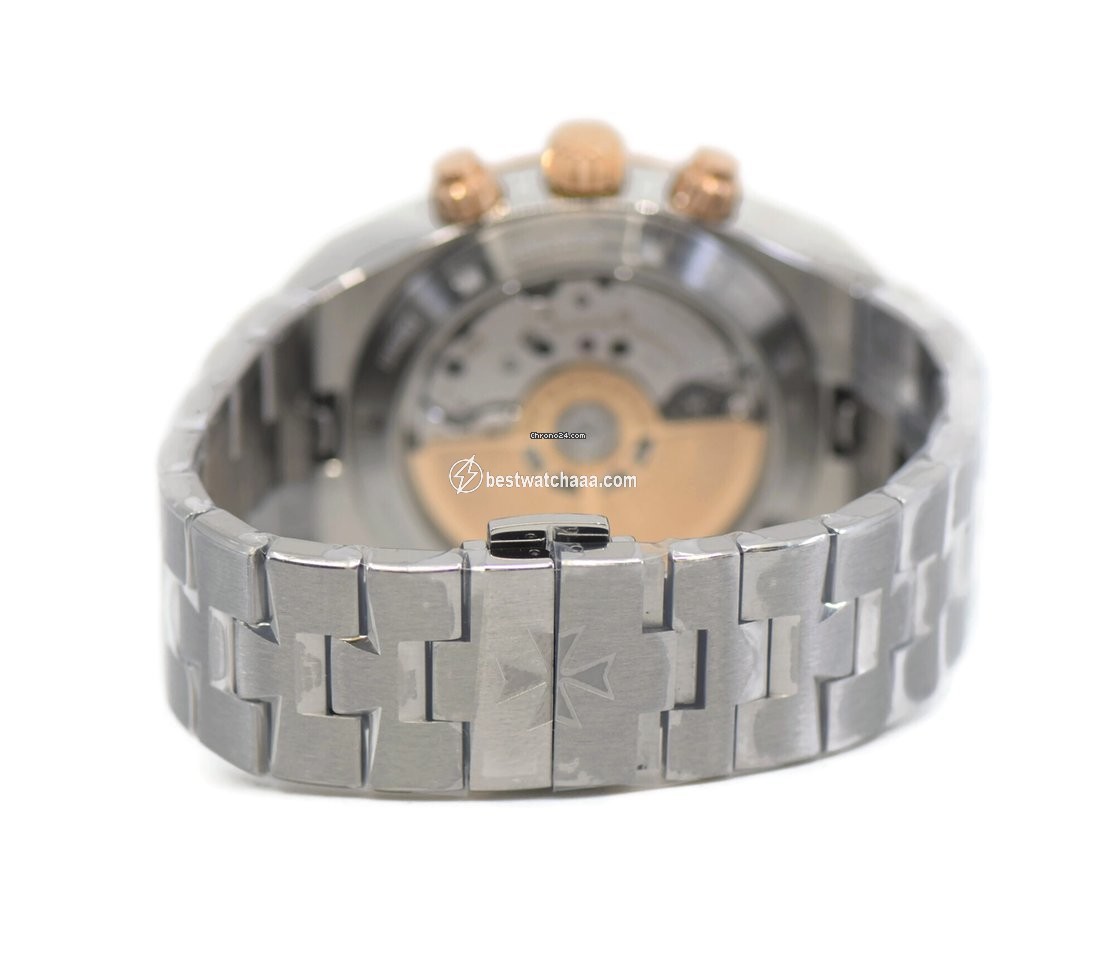 IMG_9085 Vacheron Constantin Overseas Chronograph Mens watch Unisex Automatic Gold Steel 5500V Replica 2