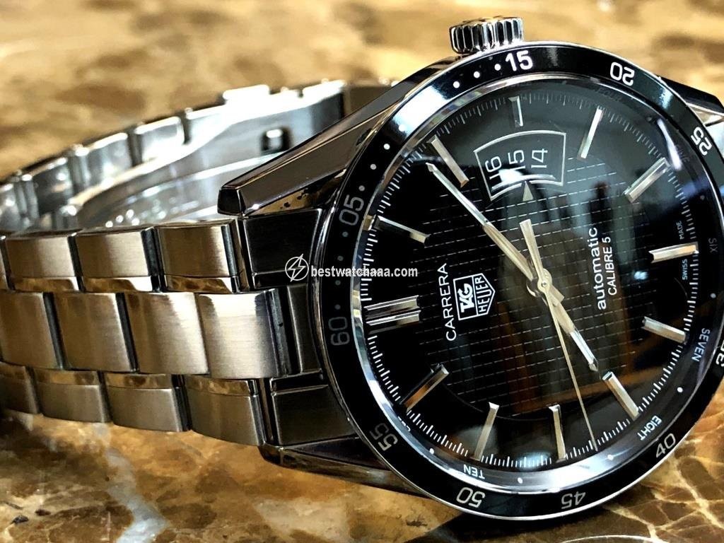 IMG_9085 TAG Heuer Carrera Calibre 5 Mens watch Unisex Automatic Steel WV211M.BA0787 Replica 2