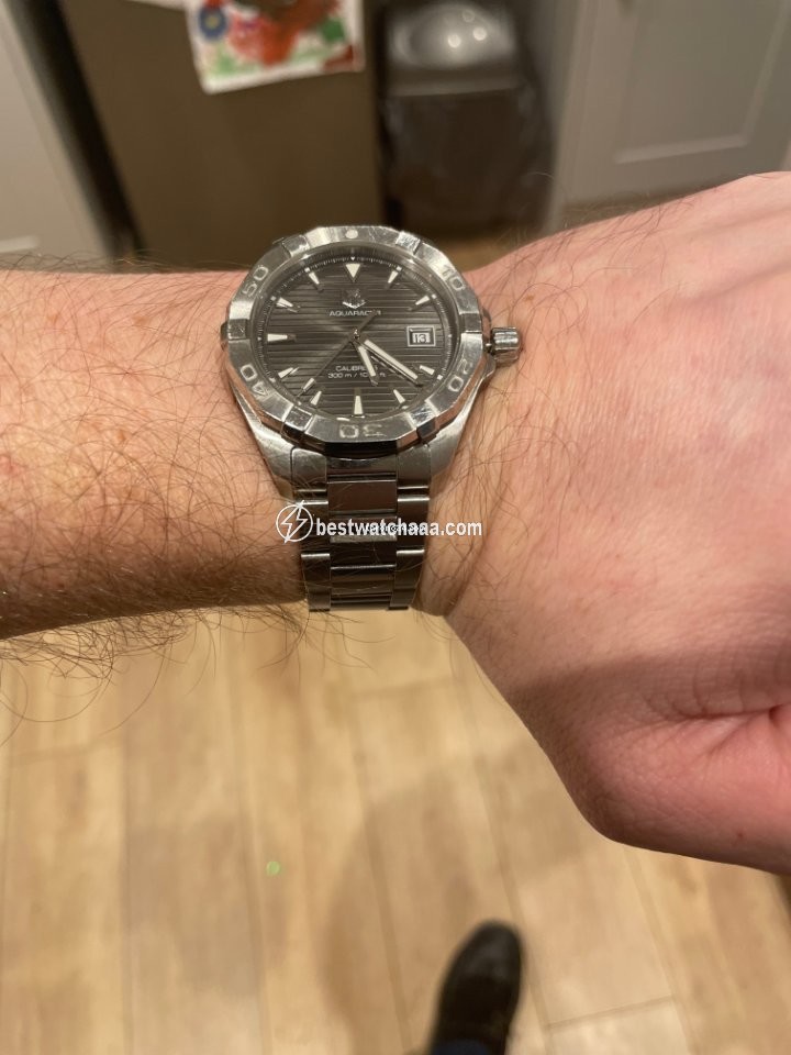IMG_9085 TAG Heuer Aquaracer 300M Mens watch Unisex Automatic Steel WAY2113.BA0928 Replica 2