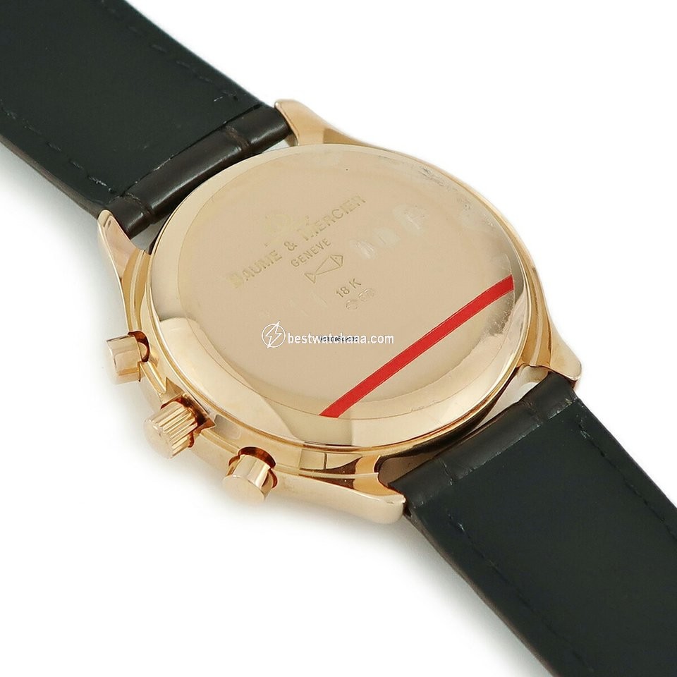 IMG_9085 Baume & Mercier Mens watch Unisex Manual winding Red gold M0A06631 Replica 2