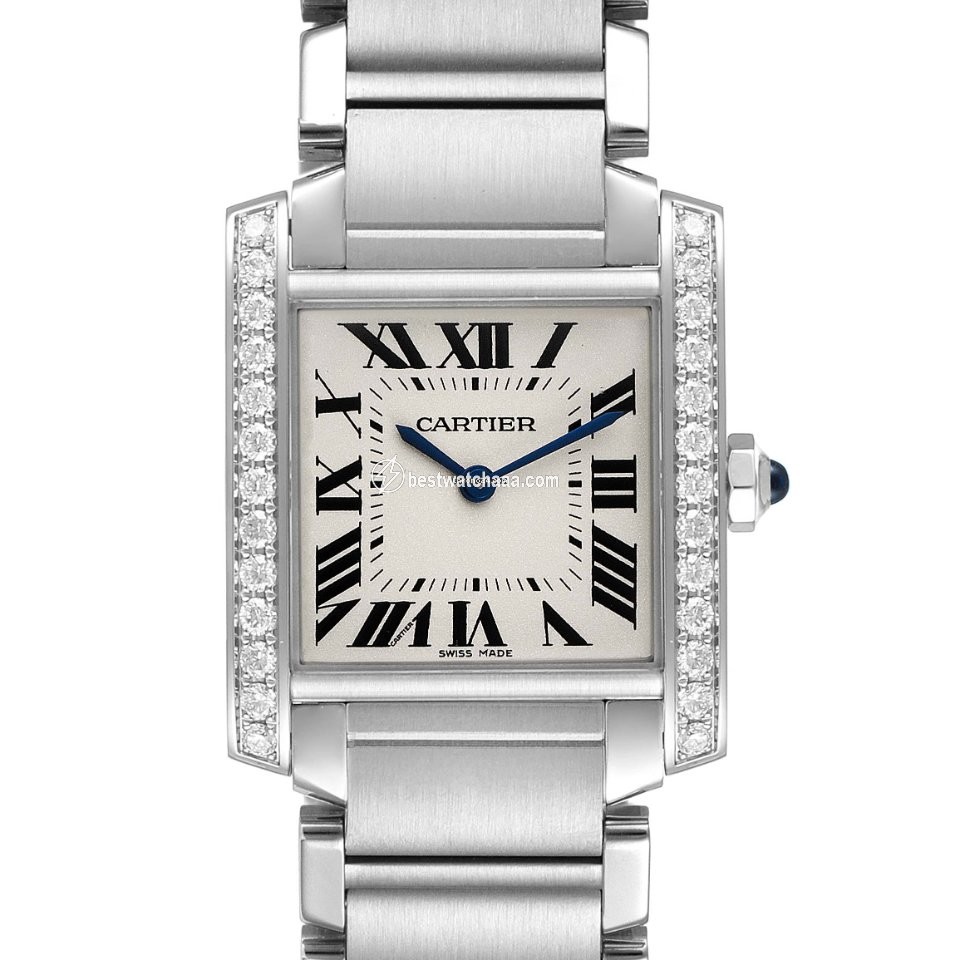 IMG_9085 Cartier Tank Francaise Womens watch Quartz W4TA0009 Replica 2
