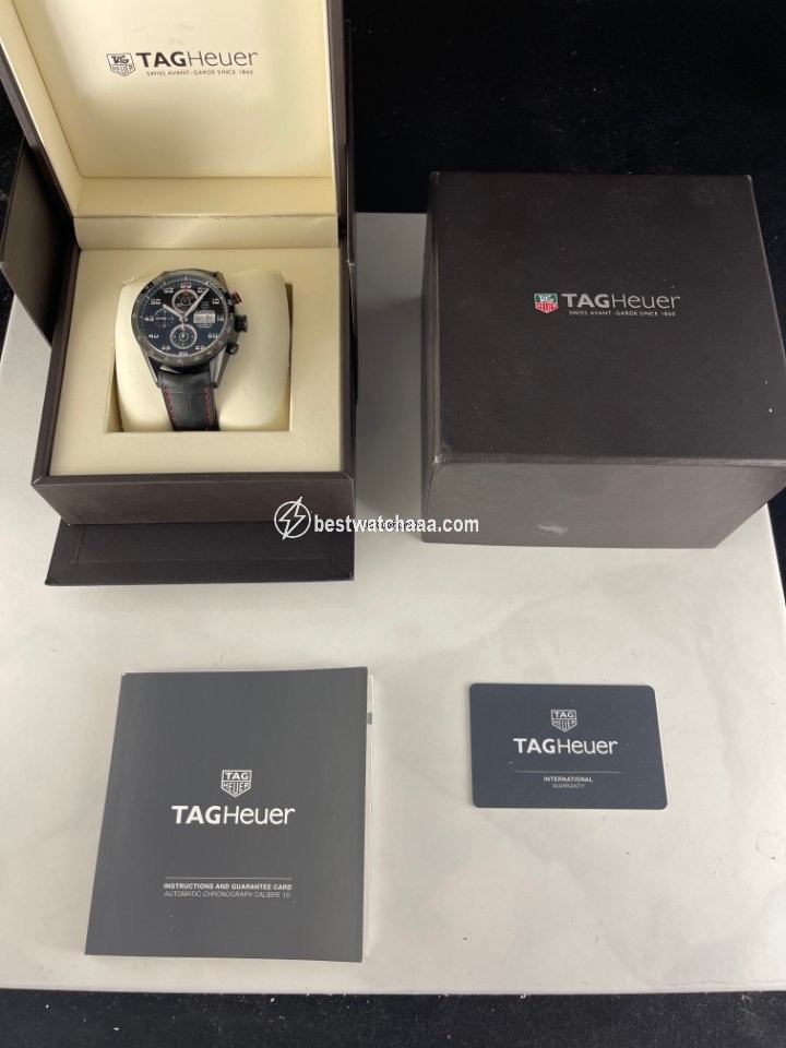 IMG_9085 TAG Heuer Carrera Calibre 16 Mens watch Unisex Automatic Titanium CV2A81.FC6237 Replica 2