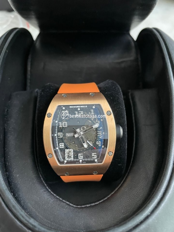 IMG_9085 Richard Mille RM 005 Mens watch Unisex Automatic Rose gold 1643 Replica 2