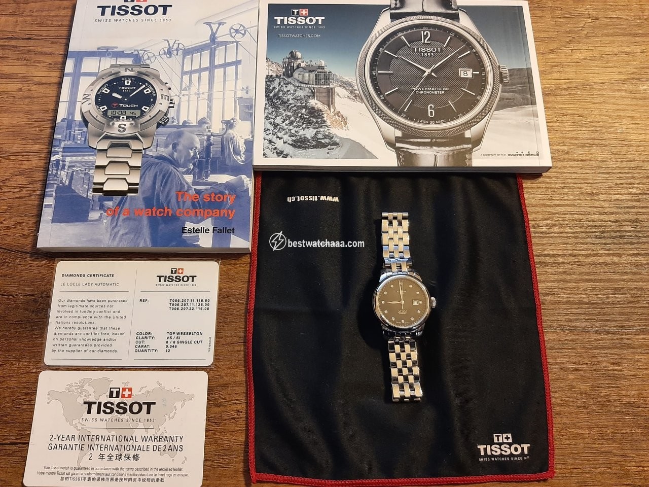 IMG_9085 Tissot Le Locle Womens watch Automatic Steel T006.207.11.126.00 Replica 2
