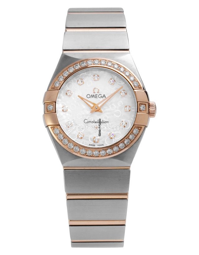 IMG_9085 Omega Constellation Quartz Mens watch Unisex Quartz Steel 123.25.27.60.55.009 Replica 2