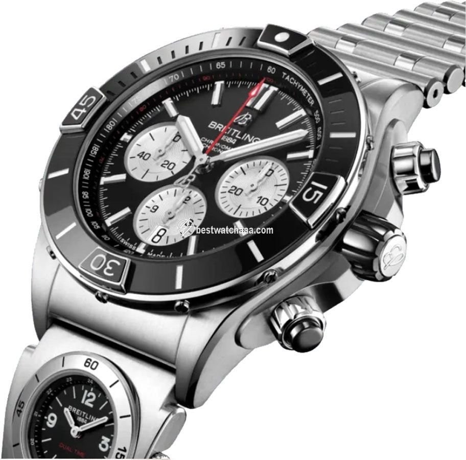 IMG_9085 Breitling Chronomat Mens watch Unisex Automatic Steel AB0136251B1A2 Replica 2