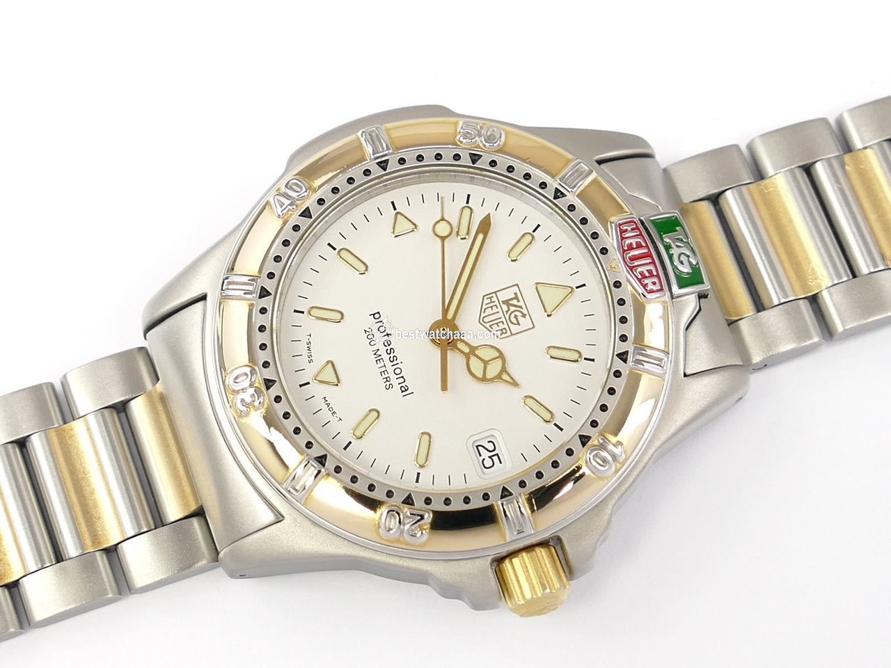 IMG_9085 TAG Heuer Mens watch Unisex Quartz Gold Steel WF1220-K0 Replica 2